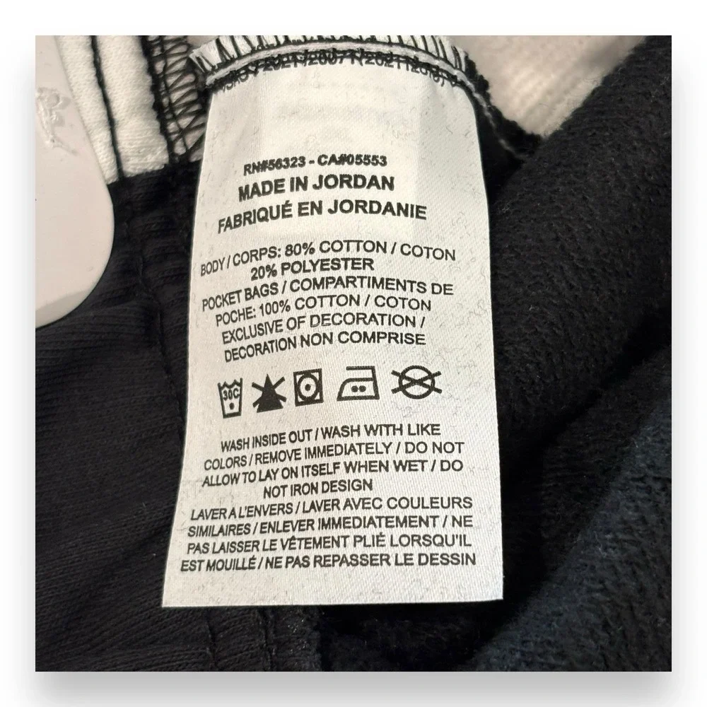 Nike Team Fleece Sweatpant‎ Womens 2XL Swoosh Logo Black/White Sportswear